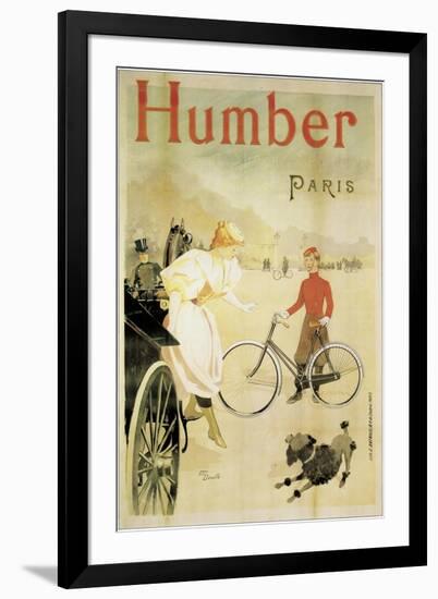 Poster Advertising 'Humber' Bicycles, 1900-Maurice Deville-Framed Giclee Print