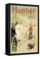 Poster Advertising 'Humber' Bicycles, 1900-Maurice Deville-Framed Stretched Canvas