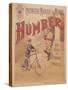 Poster Advertising Humber Bicycles, Late 19th-Early 20th Century-null-Stretched Canvas