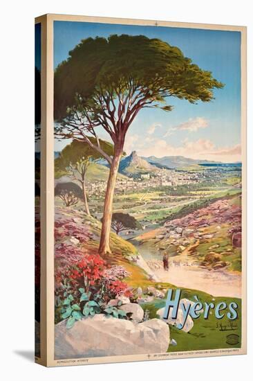 Poster Advertising Hyeres, France, 1900-Hugo D' Alesi-Stretched Canvas