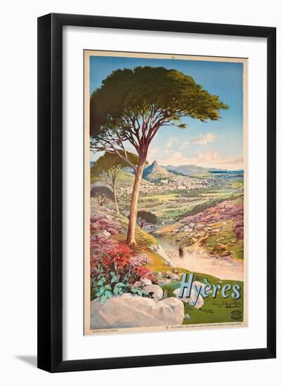 Poster Advertising Hyeres, France, 1900-Hugo D' Alesi-Framed Giclee Print