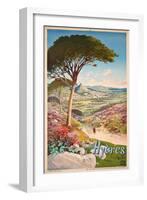 Poster Advertising Hyeres, France, 1900-Hugo D' Alesi-Framed Giclee Print