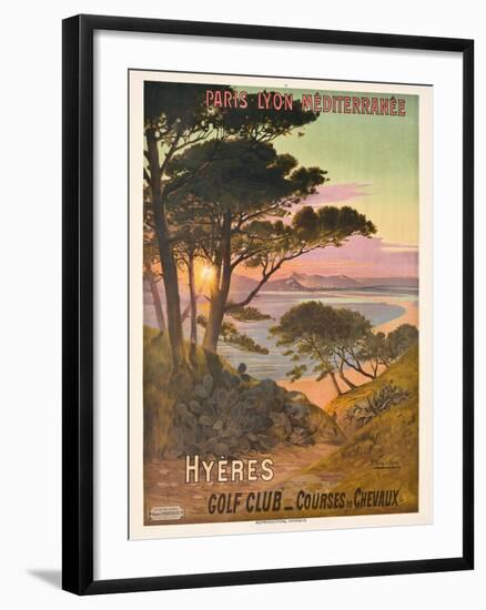 Poster Advertising Hyeres, France, C.1900-Hugo D' Alesi-Framed Giclee Print