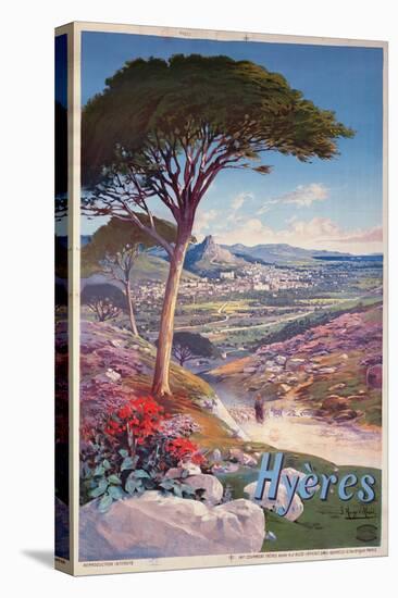 Poster Advertising Hyeres, Provence-Hugo D' Alesi-Stretched Canvas