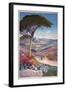 Poster Advertising Hyeres, Provence-Hugo D' Alesi-Framed Giclee Print