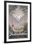 Poster Advertising Interlaken as a Holiday Destination, C.1930-null-Framed Giclee Print