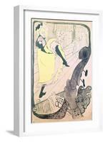 Poster Advertising Jane Avril at the Jardin de Paris, 1893-Henri de Toulouse-Lautrec-Framed Giclee Print