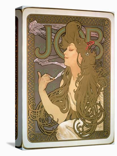 Poster Advertising 'Job' Cigarette Papers, 1896-Alphonse Mucha-Stretched Canvas