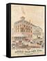 Poster Advertising 'John Bower and Co. Superior Sugar Cured Hams'-null-Framed Stretched Canvas