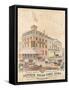 Poster Advertising 'John Bower and Co. Superior Sugar Cured Hams'-null-Framed Stretched Canvas