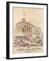 Poster Advertising 'John Bower and Co. Superior Sugar Cured Hams'-null-Framed Giclee Print