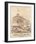 Poster Advertising 'John Bower and Co. Superior Sugar Cured Hams'-null-Framed Giclee Print