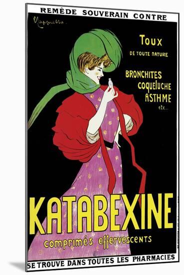 Poster Advertising 'Katabexine' Medicines, 1898-Leonetto Cappiello-Mounted Giclee Print