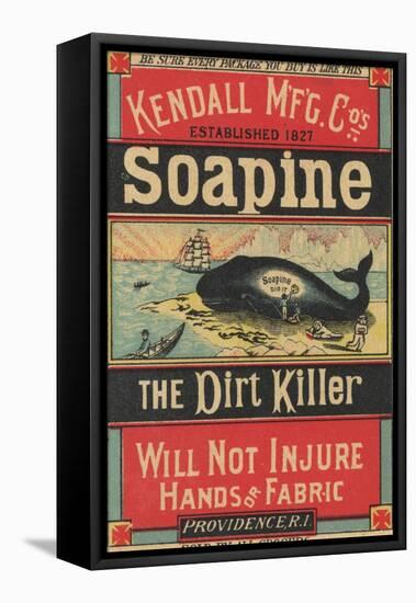 Poster Advertising Kendall Mfg. Co's 'soapine', C.1890-American School-Framed Stretched Canvas
