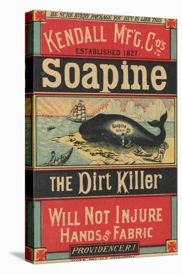 Poster Advertising Kendall Mfg. Co's 'soapine', C.1890-American School-Stretched Canvas