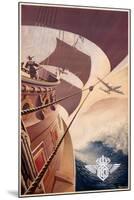 Poster Advertising 'Klm', C.1938-null-Mounted Giclee Print