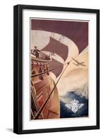 Poster Advertising 'Klm', C.1938-null-Framed Premium Giclee Print