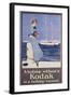 Poster Advertising Kodak Cameras, C.1930-null-Framed Giclee Print