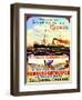 Poster Advertising Kosmos Steamship Company, 1901-null-Framed Giclee Print