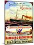 Poster Advertising Kosmos Steamship Company, 1901-null-Mounted Giclee Print
