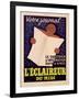 Poster Advertising 'L'Eclaireur Du Midi' Newspaper, C.1939-J.M. Bompard-Framed Giclee Print