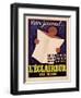 Poster Advertising 'L'Eclaireur Du Midi' Newspaper, C.1939-J.M. Bompard-Framed Giclee Print