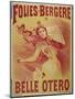 Poster Advertising "La Belle Otero" at the Folies-Bergeres, 1894-G. Bataille-Mounted Giclee Print
