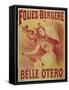 Poster Advertising "La Belle Otero" at the Folies-Bergeres, 1894-G. Bataille-Framed Stretched Canvas