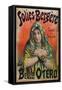 Poster advertising 'La Belle Otero' at the Folies Bergeres, c.1892-94-null-Framed Stretched Canvas