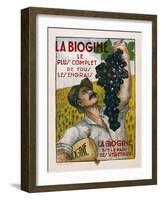 Poster Advertising 'La Biogine', Published by Affiches D'Interieur, C.1930-null-Framed Giclee Print