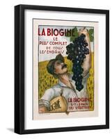 Poster Advertising 'La Biogine', Published by Affiches D'Interieur, C.1930-null-Framed Giclee Print