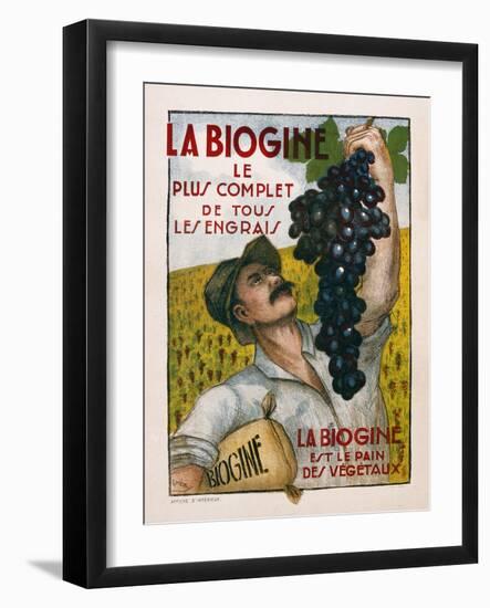 Poster Advertising 'La Biogine', Published by Affiches D'Interieur, C.1930-null-Framed Giclee Print