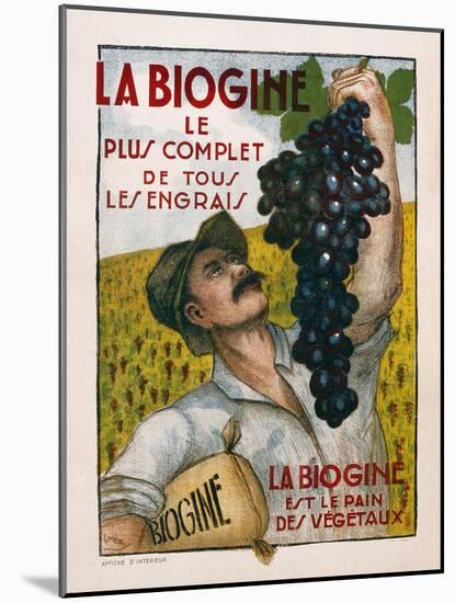 Poster Advertising 'La Biogine', Published by Affiches D'Interieur, C.1930-null-Mounted Giclee Print