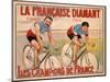 Poster Advertising 'La Francaise Diamant', C.1905-null-Mounted Giclee Print