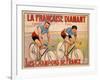 Poster Advertising 'La Francaise Diamant', C.1905-null-Framed Giclee Print