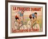 Poster Advertising 'La Francaise Diamant', C.1905-null-Framed Giclee Print