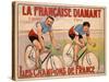 Poster Advertising 'La Francaise Diamant', C.1905-null-Stretched Canvas