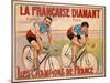 Poster Advertising 'La Francaise Diamant', C.1905-null-Mounted Premium Giclee Print