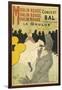 Poster Advertising 'La Goulue' at the Moulin Rouge, 1891-Henri de Toulouse-Lautrec-Framed Giclee Print