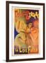 Poster Advertising La Loie Fuller at the Folies Bergere-Charles Lucas-Framed Premium Giclee Print