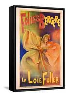 Poster Advertising La Loie Fuller at the Folies Bergere-Charles Lucas-Framed Stretched Canvas