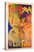 Poster Advertising La Loie Fuller at the Folies Bergere-Charles Lucas-Stretched Canvas