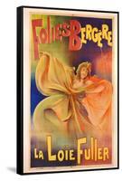 Poster Advertising La Loie Fuller at the Folies Bergere-Charles Lucas-Framed Stretched Canvas