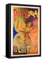 Poster Advertising La Loie Fuller at the Folies Bergere-Charles Lucas-Framed Stretched Canvas