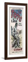 Poster Advertising La Terre by Emile Zola, 1889-Jules Chéret-Framed Giclee Print