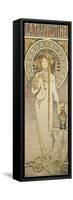 Poster Advertising 'La Trappistine', 1897-Alphonse Mucha-Framed Stretched Canvas