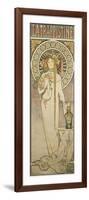 Poster Advertising 'La Trappistine', 1897-Alphonse Mucha-Framed Giclee Print