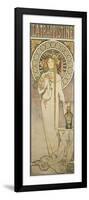 Poster Advertising 'La Trappistine', 1897-Alphonse Mucha-Framed Giclee Print