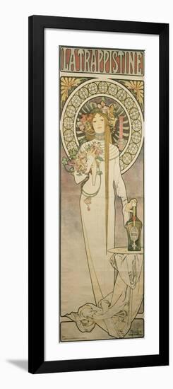 Poster Advertising 'La Trappistine', 1897-Alphonse Mucha-Framed Giclee Print