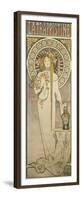 Poster Advertising 'La Trappistine', 1897-Alphonse Mucha-Framed Premium Giclee Print